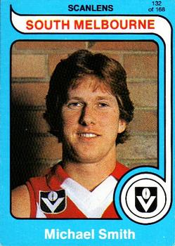 1980 Scanlens VFL #132 Michael Smith Front